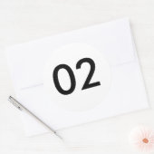 STICKER ROND 78702 (Enveloppe)