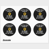Sticker Rond 7 Mots Pour Un Mariage Long Et Heureux (Feuille)