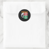 Sticker Rond 7 Principes De Kwanzaa4 (Sac)