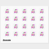 Sticker Rond 7e anniversaire Slepov (Feuille)