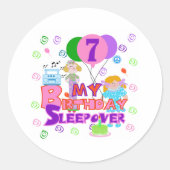Sticker Rond 7e anniversaire Slepov (Devant)