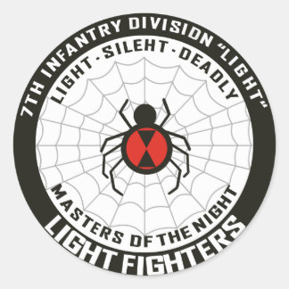 Sticker Rond 7e division d'infanterie (légère)