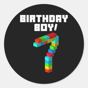 Sticker Rond 7E Édifice De 7 Édifices