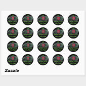 Sticker Rond 7e groupe des forces spéciales Green Berets nam St (Feuille)