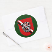 Sticker Rond 7ème SFG (A) - service en Irak uA (Enveloppe)