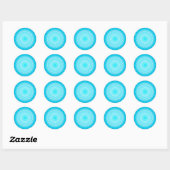 STICKER ROND 8 (Feuille)