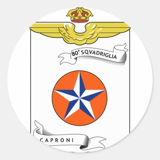 Sticker Rond 80 Squadriglia (Devant)