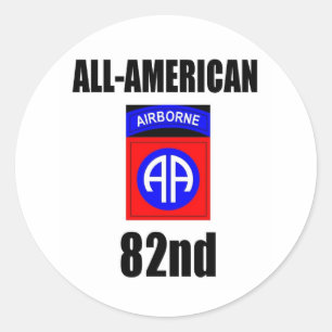 Sticker Rond 82e Airborne