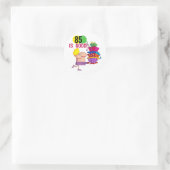 Sticker Rond 85 est Bon Anniversaire Tshirts et cadeaux (Sac)
