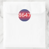 STICKER ROND 8647 (Sac)