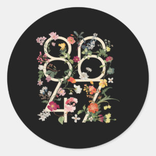 Sticker Rond 8647 Résister Subtil Floral Foxtrot Delta Tango Pr