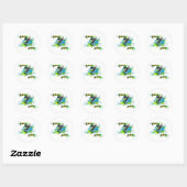 Sticker Rond 86 Kayak urbain 5 (Feuille)