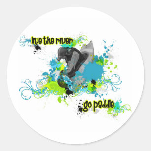 Sticker Rond 86 kayak urbain 5