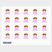 Sticker Rond 87 et Fabuleux ! (Feuille)