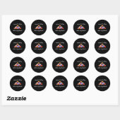 Sticker Rond 8 Billard Bal Ou Conception De Pool League (Feuille)