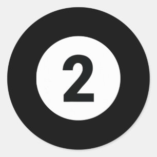 Sticker Rond 8 Pool Ball 2 Billiards Costume Halloween Groupe M