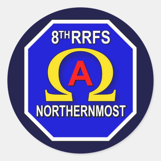 Sticker Rond 8e RRFS 1 (Devant)