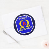Sticker Rond 8e RRFS 1 (Enveloppe)