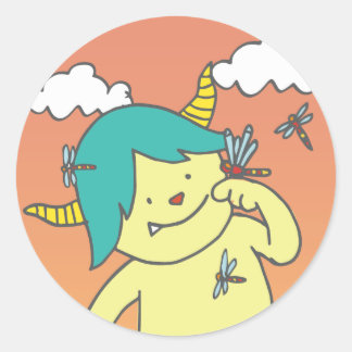 STICKER ROND 9月モンスターシール。