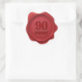 Sticker Rond 90e anniversaire 90 Proof Party (Sac)