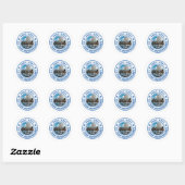 Sticker Rond 911 10 Anniversaire (Feuille)