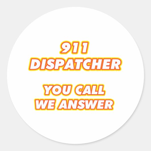 Sticker Rond 911 répartiteur-1 (Devant)