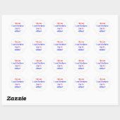 Sticker Rond 95 Ou (Feuille)
