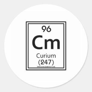 Sticker Rond 96 Curium