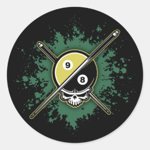 Sticker Rond 98 balles