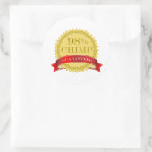 Sticker Rond 98% Chimp - Garantie (Sac)