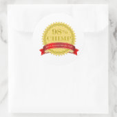 Sticker Rond 98% Chimp - Sélection Naturelle (Sac)