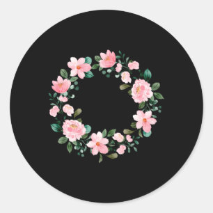 Sticker Rond 99 Ans Aimés 99 Floral 99E