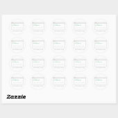 Sticker Rond 99 Petits Bugs dans le Code - Cadeau d'autocollant (Feuille)