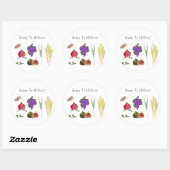 Sticker Rond a (Feuille)