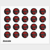 Sticker Rond A6M zéro (Feuille)