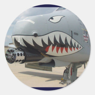 STICKER ROND A-10 THUNDERBOLT