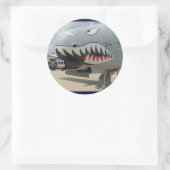 STICKER ROND A-10 THUNDERBOLT (Sac)