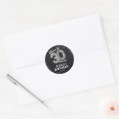 Sticker Rond À 30 Ans ! 30e Anniversaire (Enveloppe)