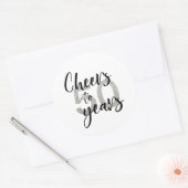 Sticker Rond À 50 ans d'étincelles 50e anniversaire (Enveloppe)