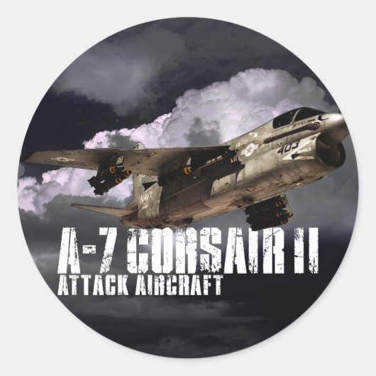 Sticker Rond A-7 Corsair II (Devant)