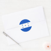 Sticker Rond A bas prix ! Drapeau du Honduras (Enveloppe)