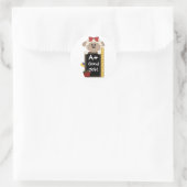 Sticker Rond A+ Bon Travail ! - Mignonne Mouton (Sac)