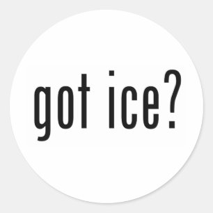 Sticker Rond a de la glace ?