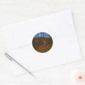 Sticker Rond A Deer : Gold Red Green et Blue (Enveloppe)