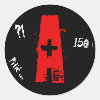 Sticker Rond A jeune permis