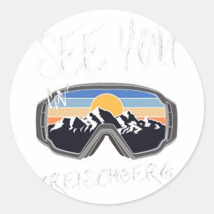 Sticker Rond À Kreischberg Steiermark Vacances Ski Gog