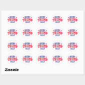Sticker Rond À l'ère Trump (Feuille)