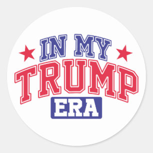 Sticker Rond À l'ère Trump