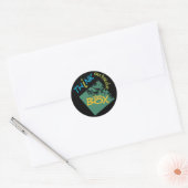 Sticker Rond À L'Extérieur De La Boîte (Enveloppe)