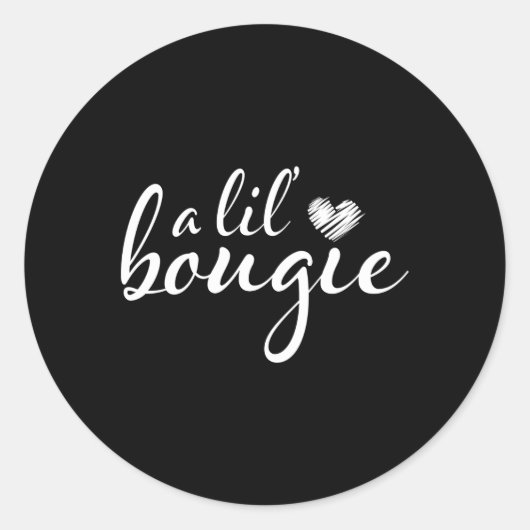 Sticker Rond A Lil Bougie (Devant)